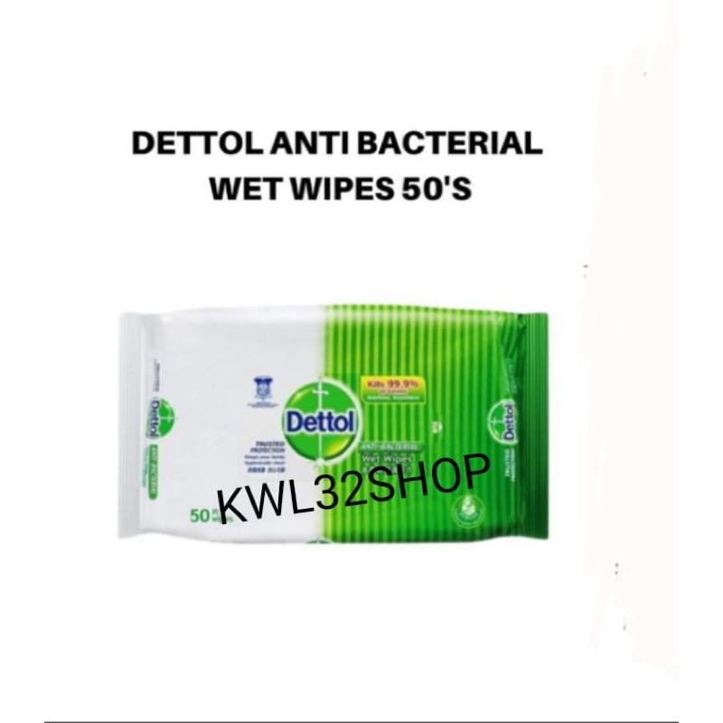 (Expired Date 06/11/24 )Dettol Antibacterial Wipes 50's Shopee Malaysia