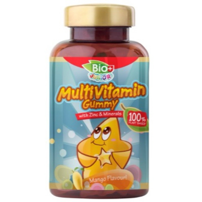 BIO+ JUNIOR MULTIVITAMIN GUMMY W ZINC&MINERALS 60S (MANGO FLAVOUR) [exp ...