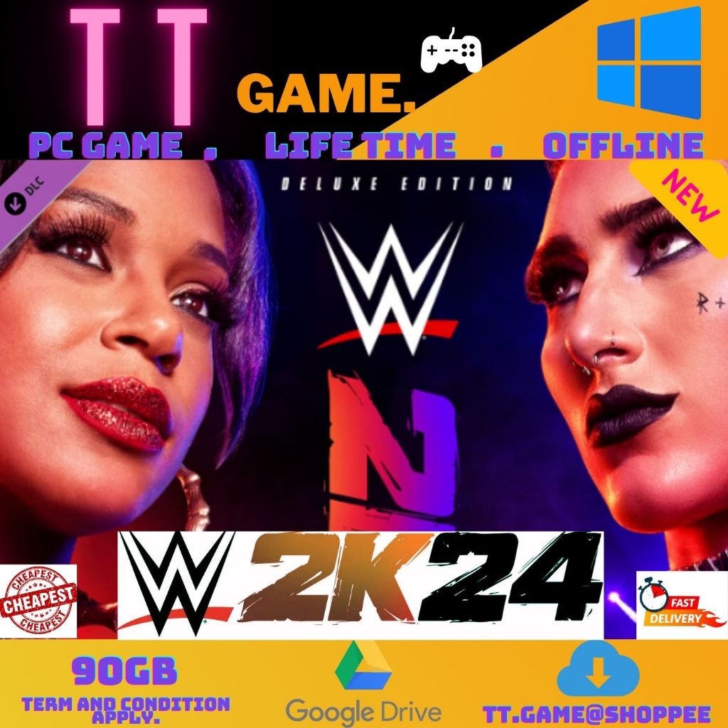 WWE 2K24 / 23 Deluxe Edition (PC) (FAST DOWNLOAD) (OFFLINE) (ALL-DLC ...