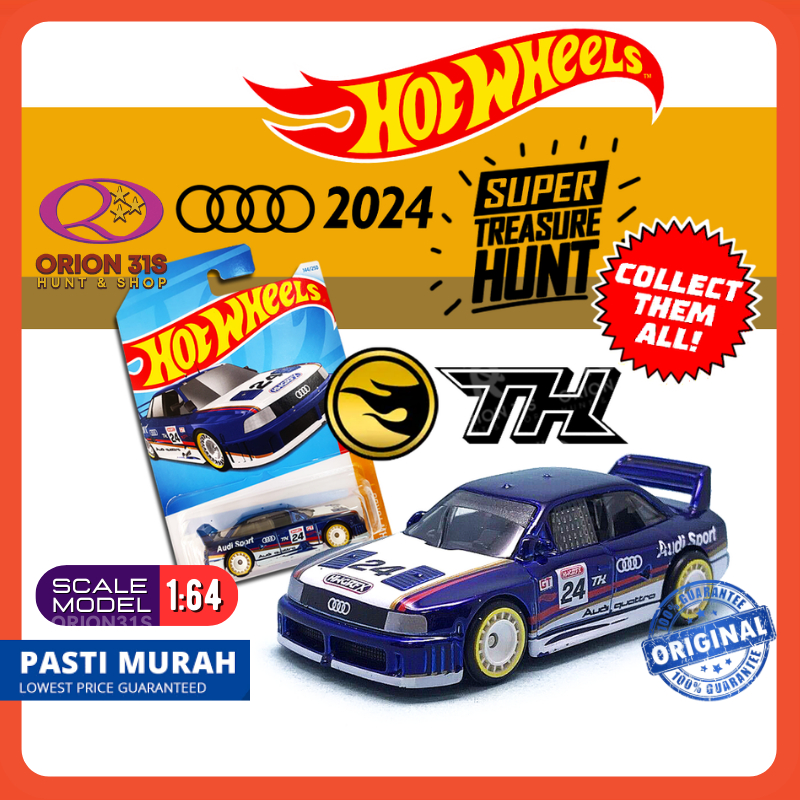 [Ready Stock] Hot Wheels 164 HW Turbo 2024 Audi 90 Quattro Super