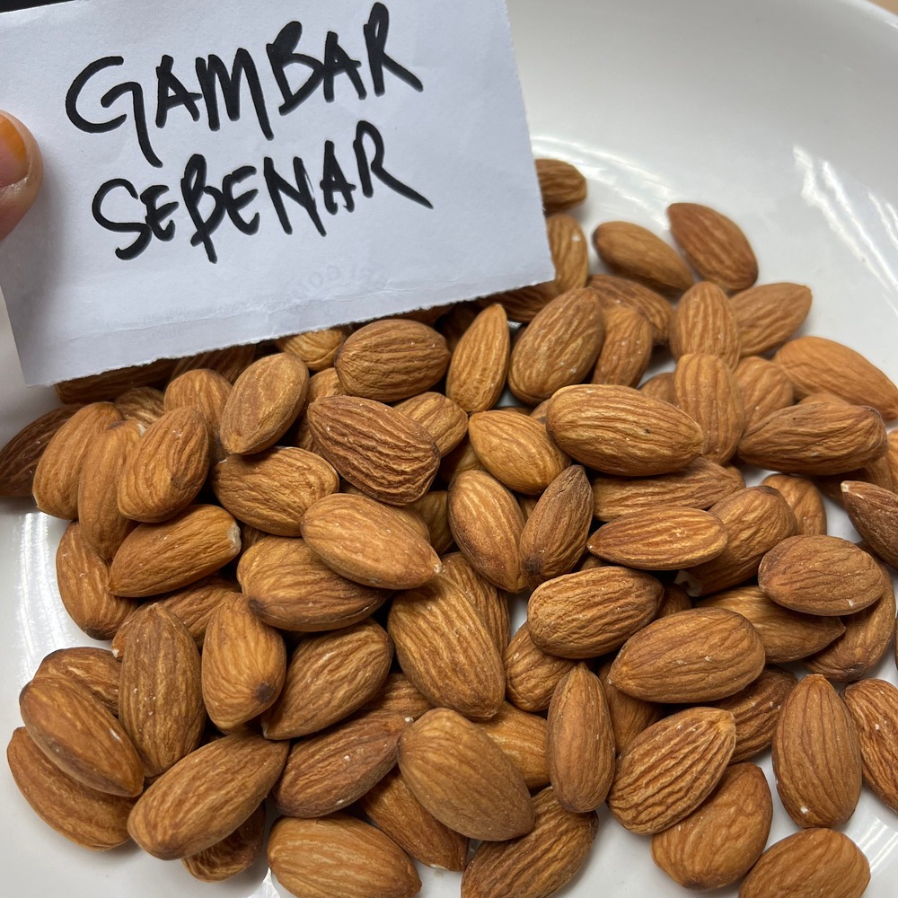 (TRIAL) 10gram Raw Unsalted Whole Almond Small Non Roasted Nut ...