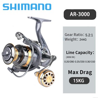2024 NEW Shimano Reel Spinning Reel Fishing Reel Full Metal Cup MESIN  Pancing Fishing Spinning Reel