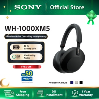 Sony Wireless Bluetooth Headphones Active Noise Cancelling Earphones  WH-1000XM5