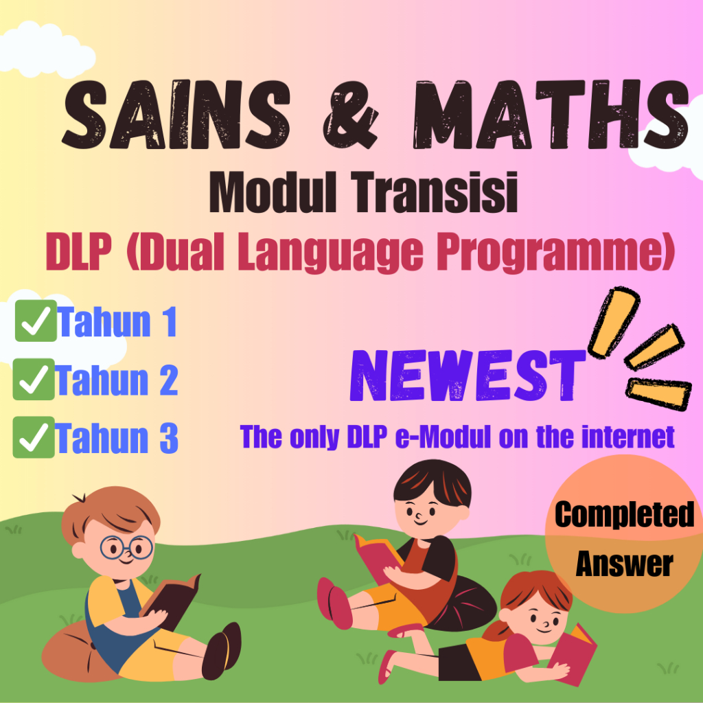 [Softcopy PDF📚] DLP Dual Language Programme | Sains & Maths Year 1 2 3 ...