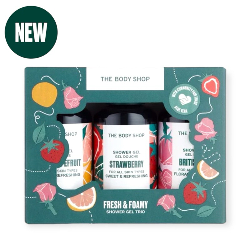 The Body Shop Shower Gel Trio Gift 💝 Shopee Malaysia