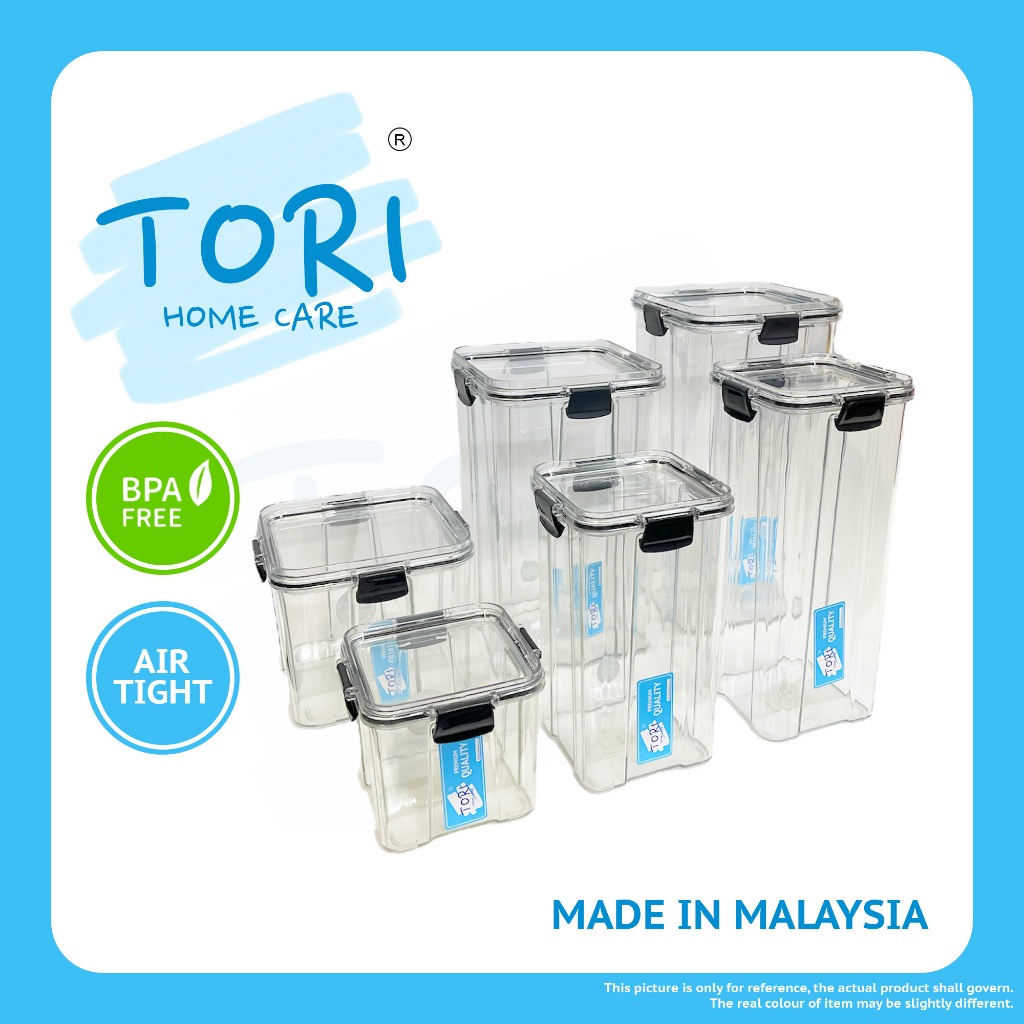 TORI HOME Airtight Container | BPA FREE Multipurpose Food Container ...