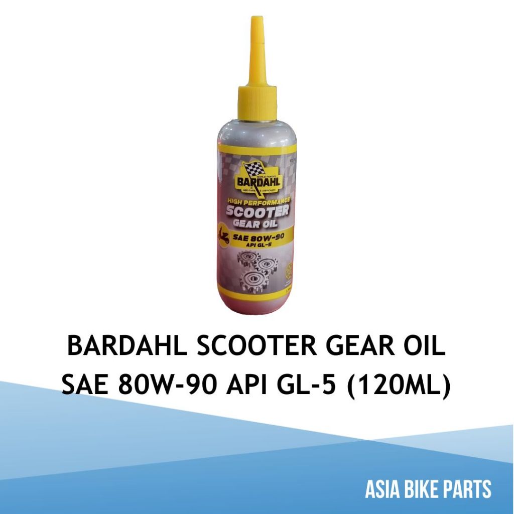 Bardahl Scooter Gear Oil SAE 80W90 API GL5 120ml Shopee Malaysia