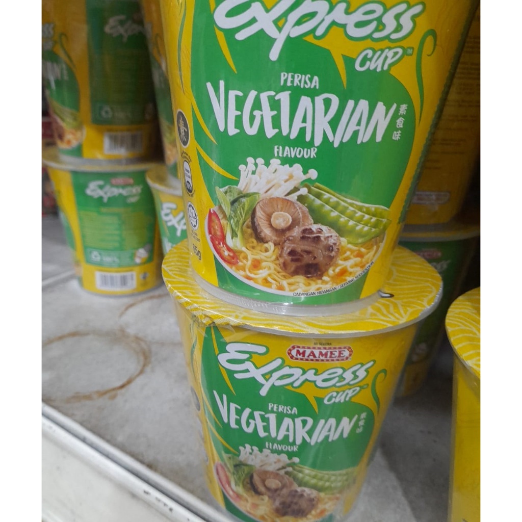 Mamee Cup Express - Vegetarian 65g | Shopee Malaysia