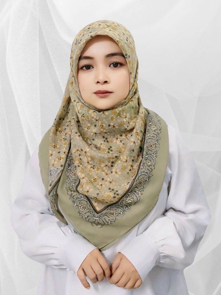 Tudung Bawal Cotton Abstrak Square Hijab | Shopee Malaysia