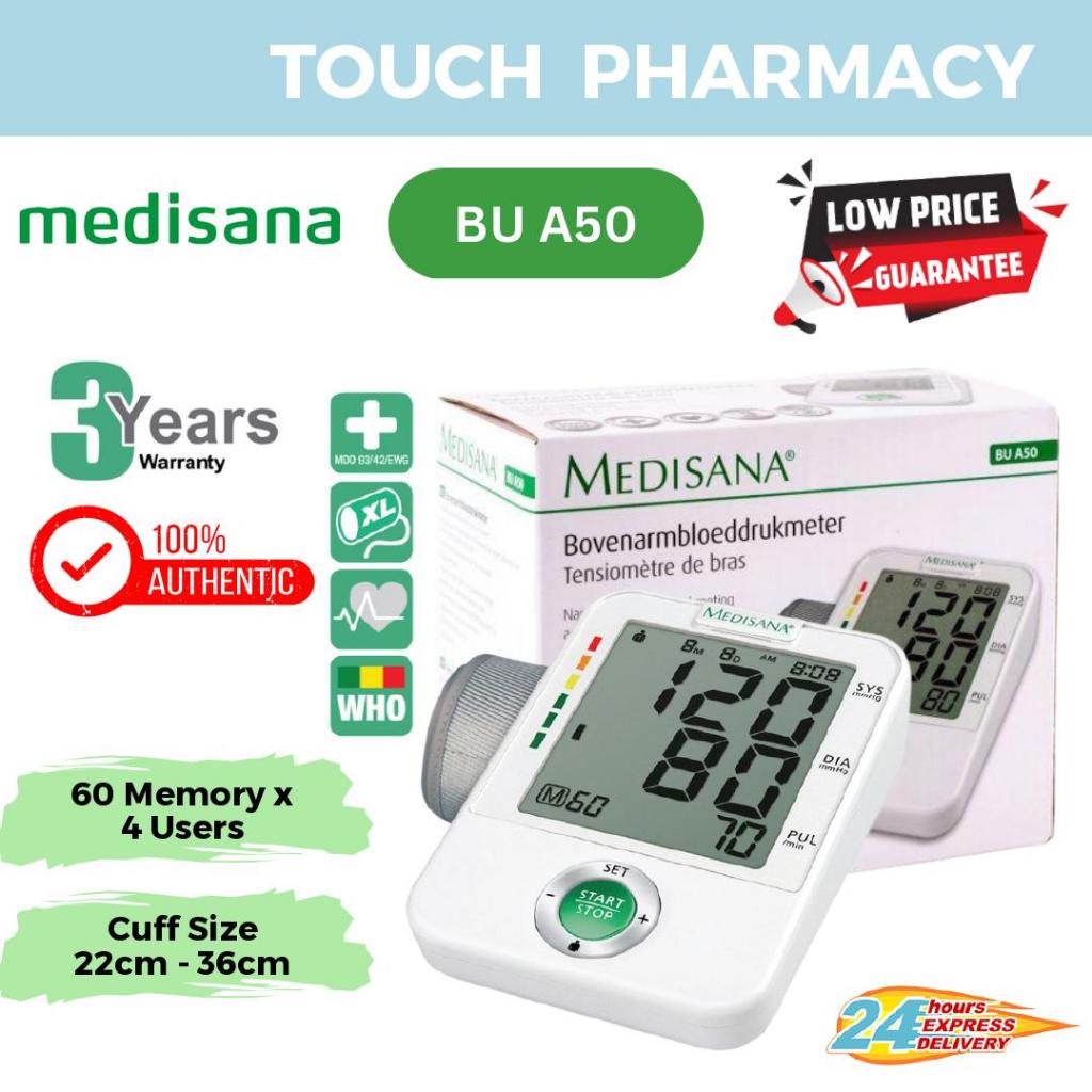 MEDISANA Upper Arm Blood Pressure Monitor BU A50 (with Adaptor ...