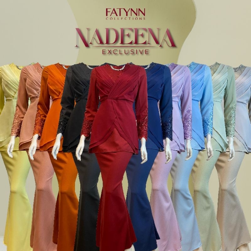 🔥NEW ARRIVAL 🔥NADEENA EXCLUSIVE BAJU RAYA/NIKAH/TUNANG | Shopee Malaysia