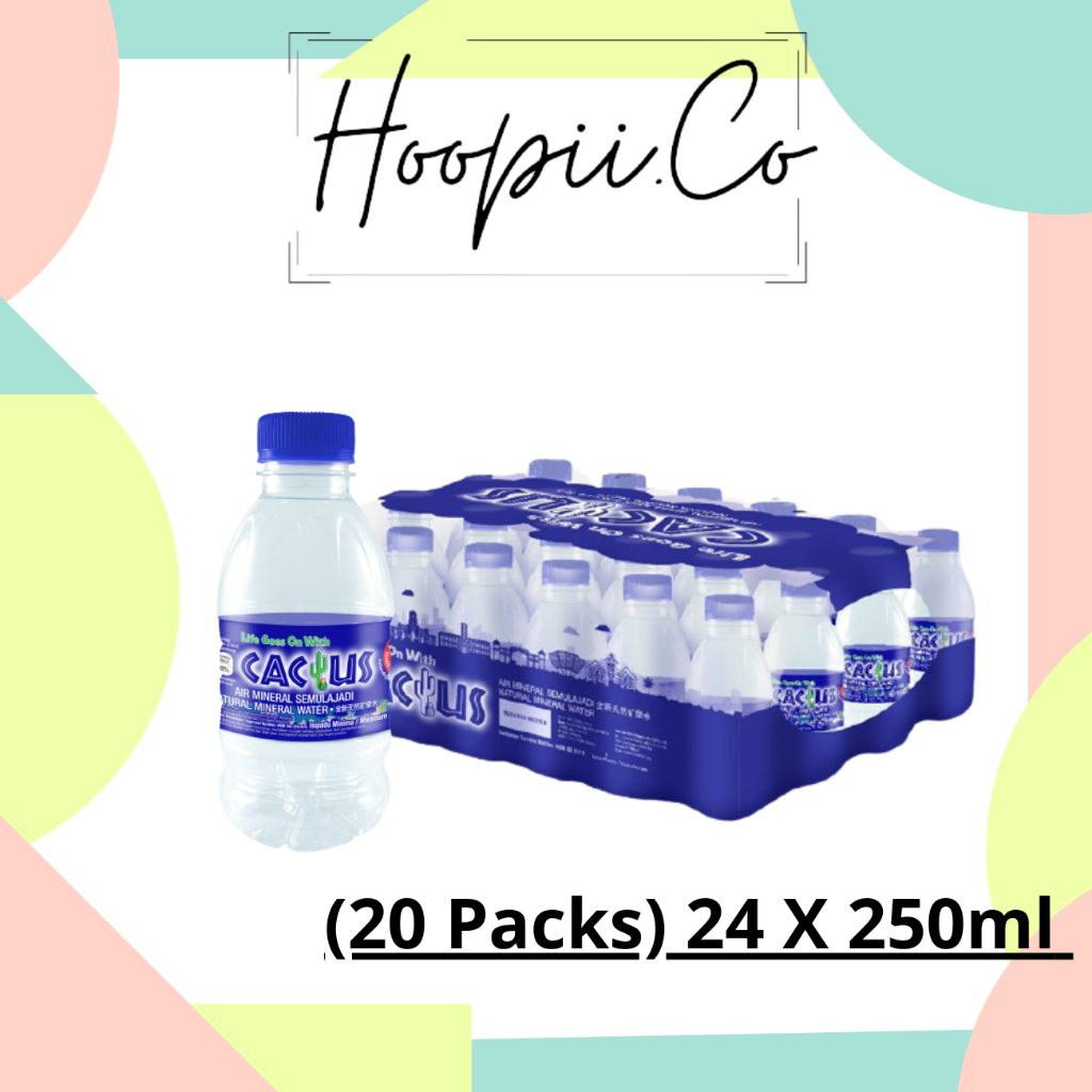 Cactus Mineral Water 24 x 250ml | Shopee Malaysia