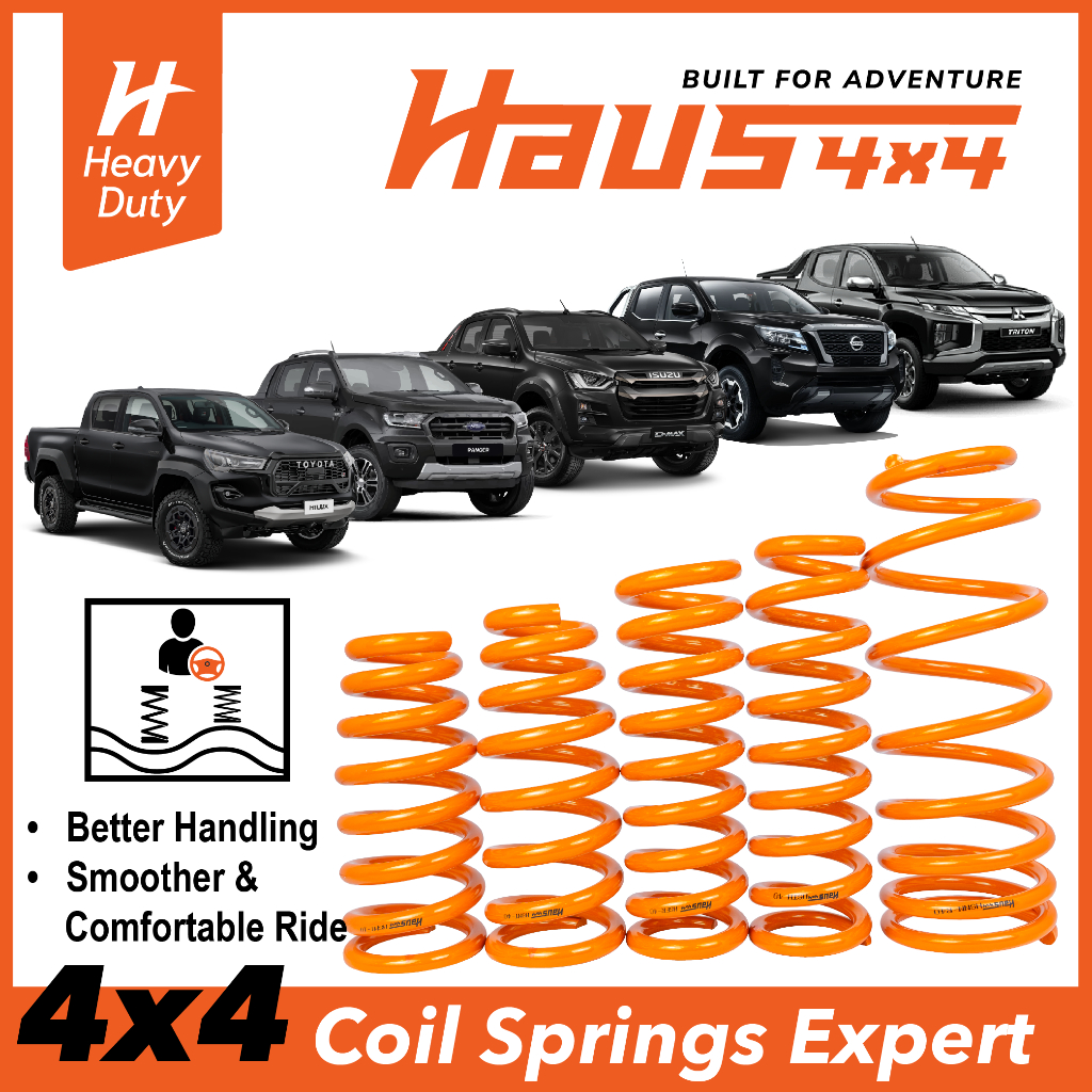 Haus 4x4 Coil Spring 4x4 accessories Hilux Ford Ranger Isuzu Dmax