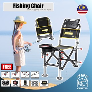 Multi function Wild Fishing Chair Foldable Portable Fishing Chairs Seat Multi Terrain Liftable Knight Fishing Gear Stool Shopee Malaysia