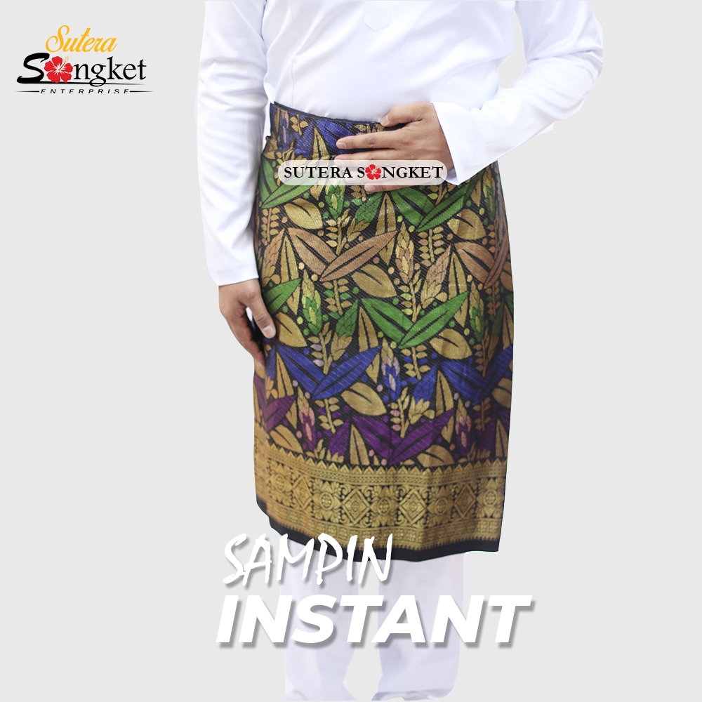 Sampin Instant Sampin Raya Dewasa Premium By Sutera Songket. | Shopee ...