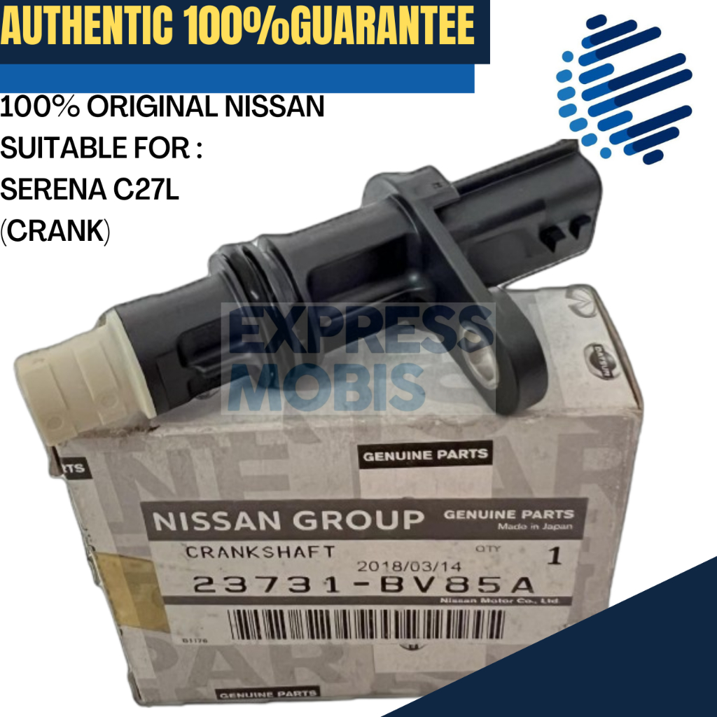 100% ORIGINAL NISSAN CRANK SHAFT SENSOR 23731-BV85A SERENA C27L ...