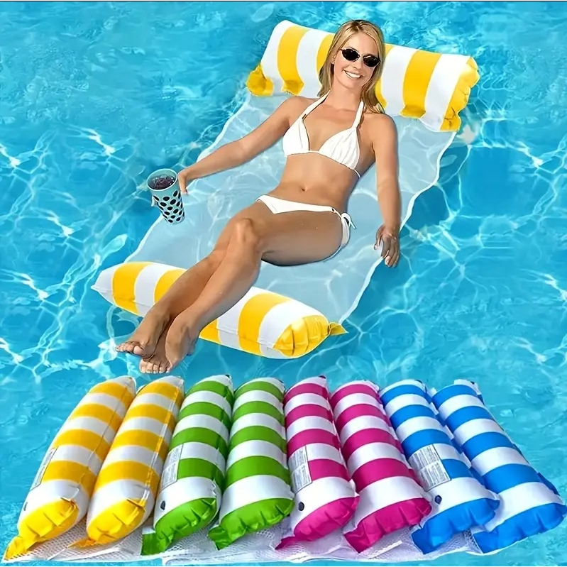 Ready Stock】4in1 Way Floating Hammock Easy Inflatable Float Water