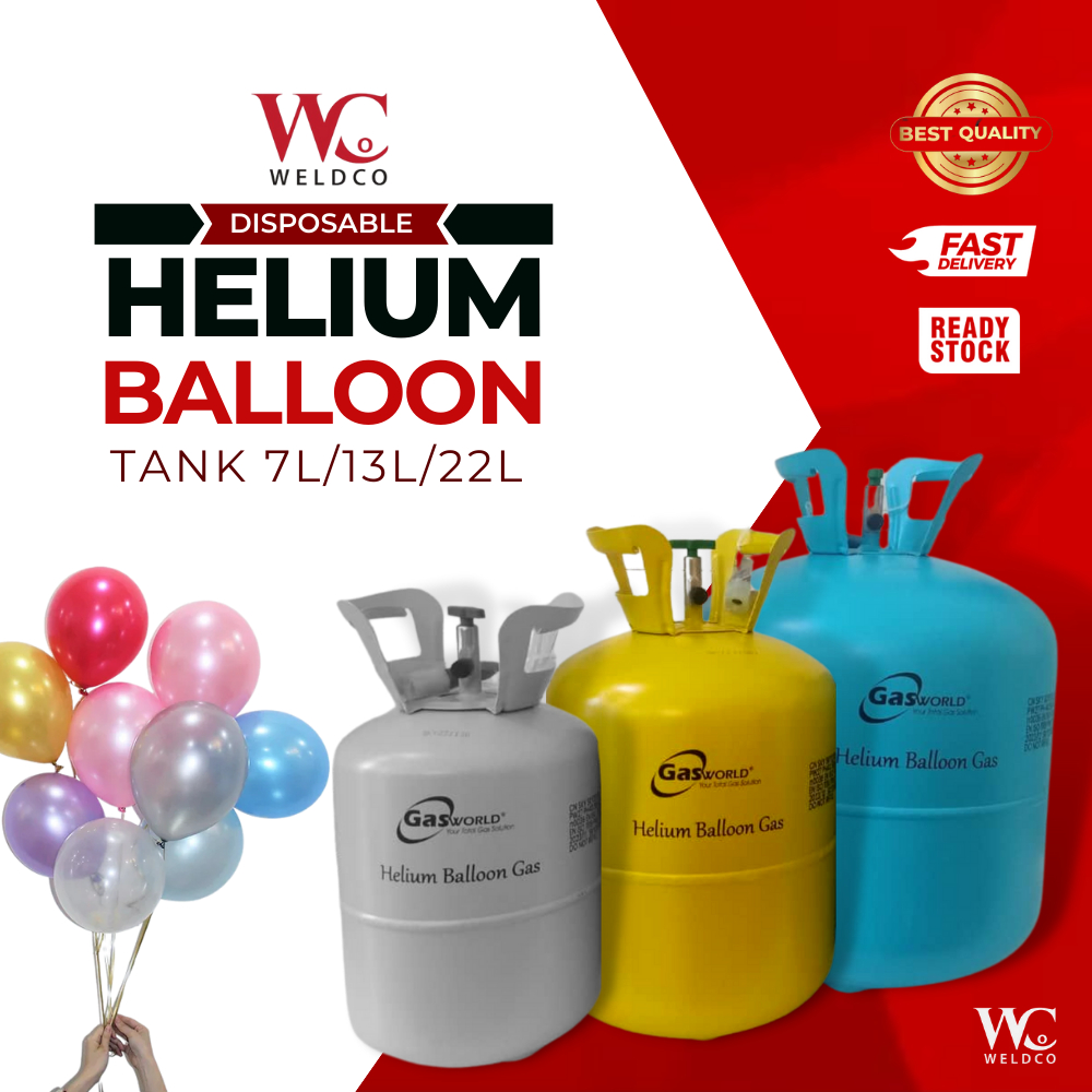 [SHIP IN 24 HRS] Party Disposable Helium Balloon Gas Cylinder/Parti