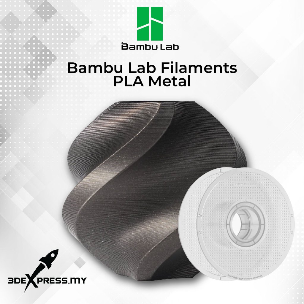 Bambu Lab Filament - PLA Metal with spool