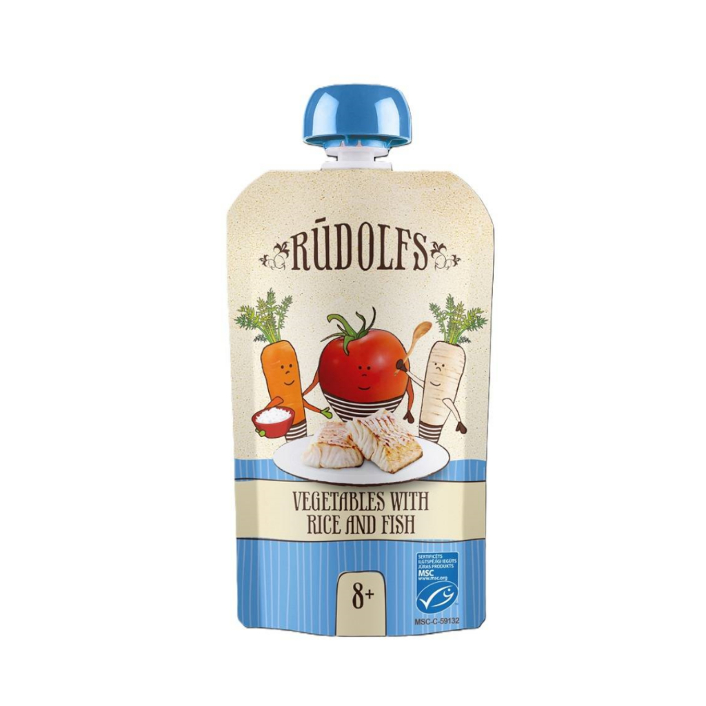 Rudolfs Organic Vegetables With Rice And Fish (8m+) | Shopee Malaysia