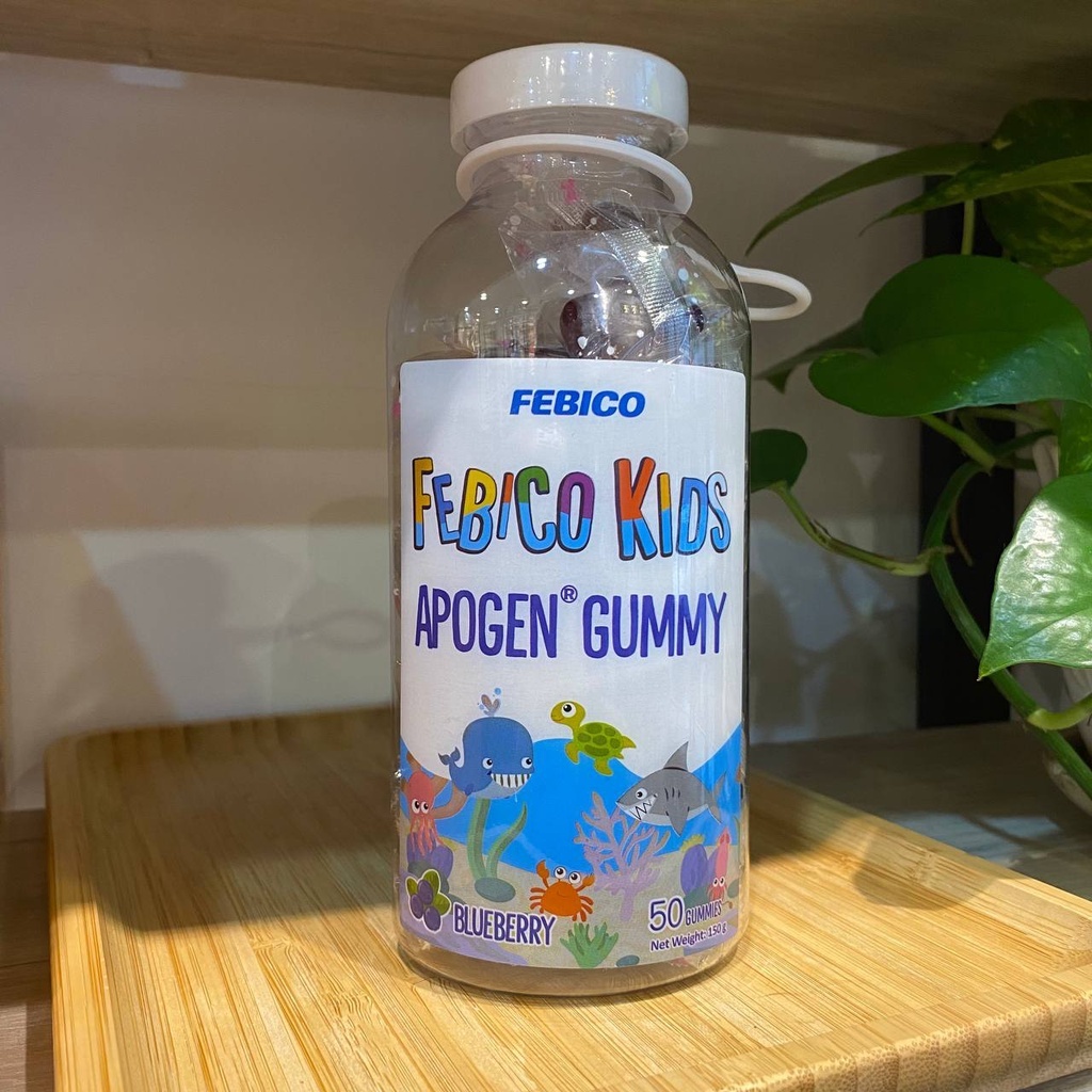 FEBICO APOGEN KIDS GUMMIES 50'S BLUEBERRY FLAVOUR | Shopee Malaysia