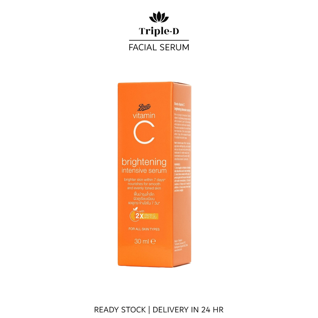 Boots Vitamin C Brightening Intensive Serum 30ml Shopee Malaysia