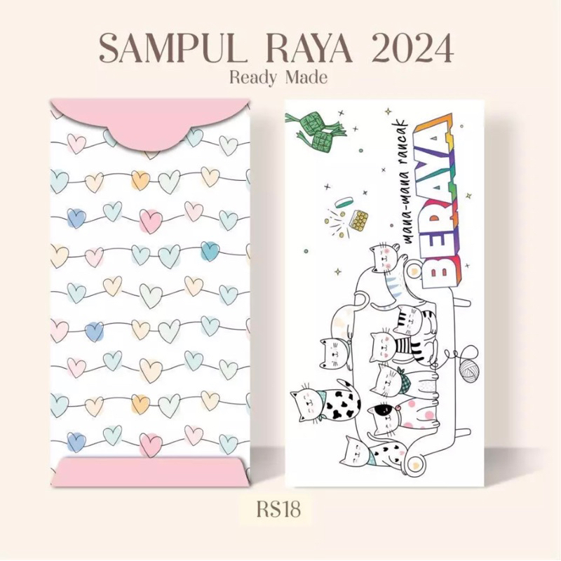 [READY STOCK] Sampul Raya Murah & Design Kartun Comel (10 pcs/pack ...