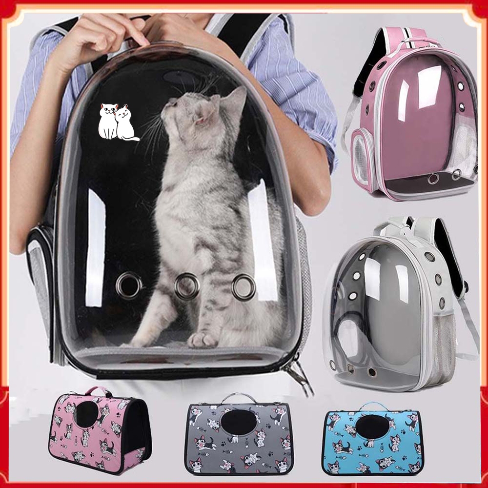 Pet Carrier Beg Kucing Cat Backpack Cat Bag Carrier Bag Kucing Murah Beg Kucing Galas Belakang Beg Kucing Travel Shopee Malaysia