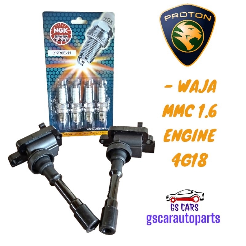 Proton waja 1.6mmc 4g18 engine denso plug coil / ignition