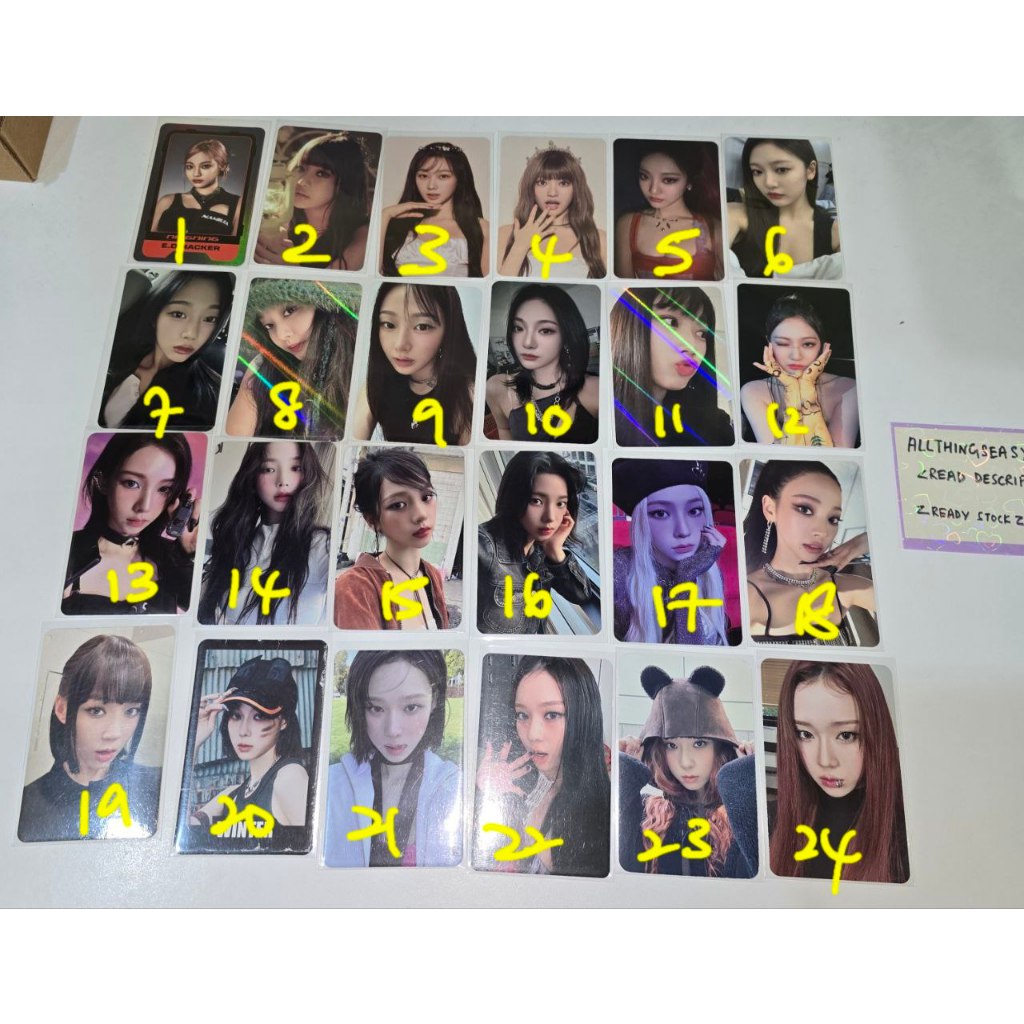 AESPA KARINA WINTER GISELLE NING NING POB PHOTOCARD Rd Mini Album Drama Fansign Luckydraw