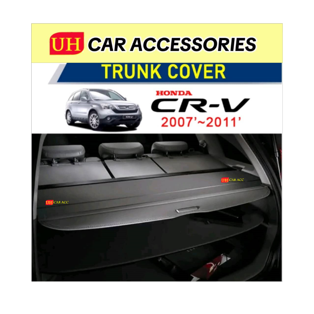 HONDA CR-V CRV G3 2007 2011 RETRACTABLE TRUNK COVER TONNEAU