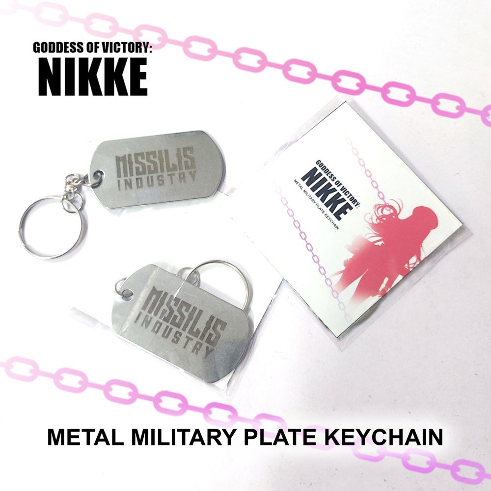 Nikke Metal Military plate keychain | Shopee Malaysia