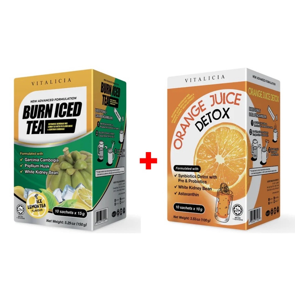 AVENYS BIT OJD BURN ICED TEA + ORANGE JUICE DETOX (100 ORIGINAL HQ