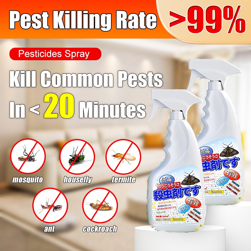 Pyrethrin Insecticide Spray 500ml Pesticides Spray Kill 99 Common