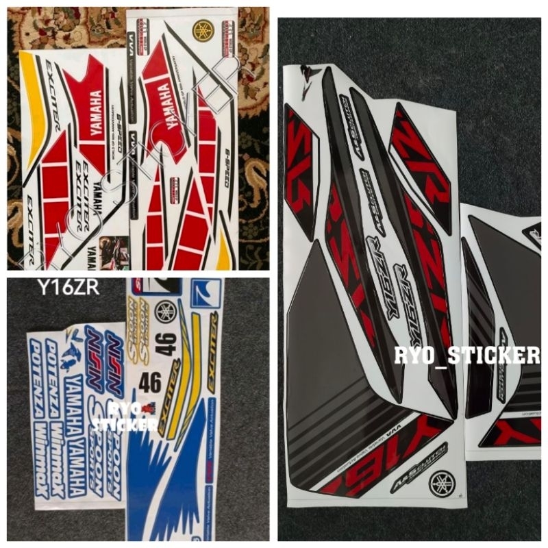 STICKER YAMAHA Y16 Y16ZR BATMAN/SPOON/ANNIVERSARY 60TH | Shopee Malaysia