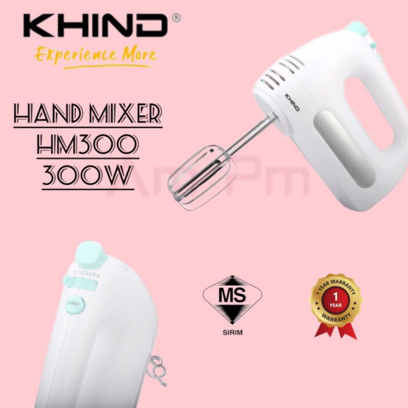 KHIND/MILUX HAND MIXER HM300 Shopee Malaysia