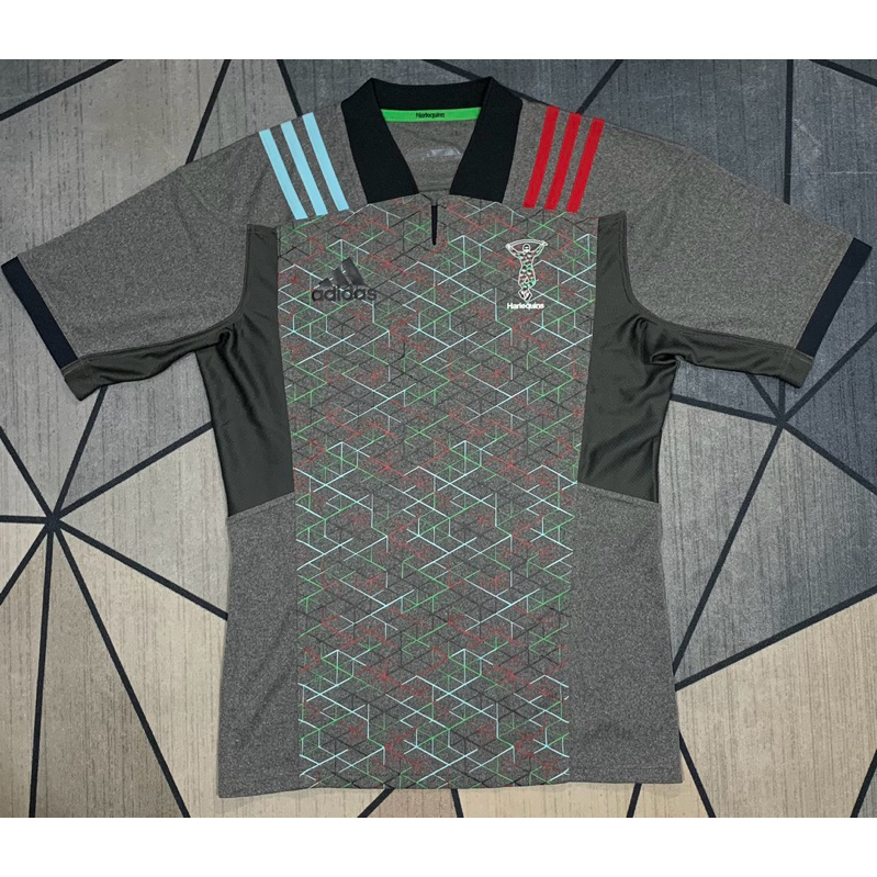 (Size L) 💯 Original Adidas Harlequins Rugby Jersey Shopee Malaysia