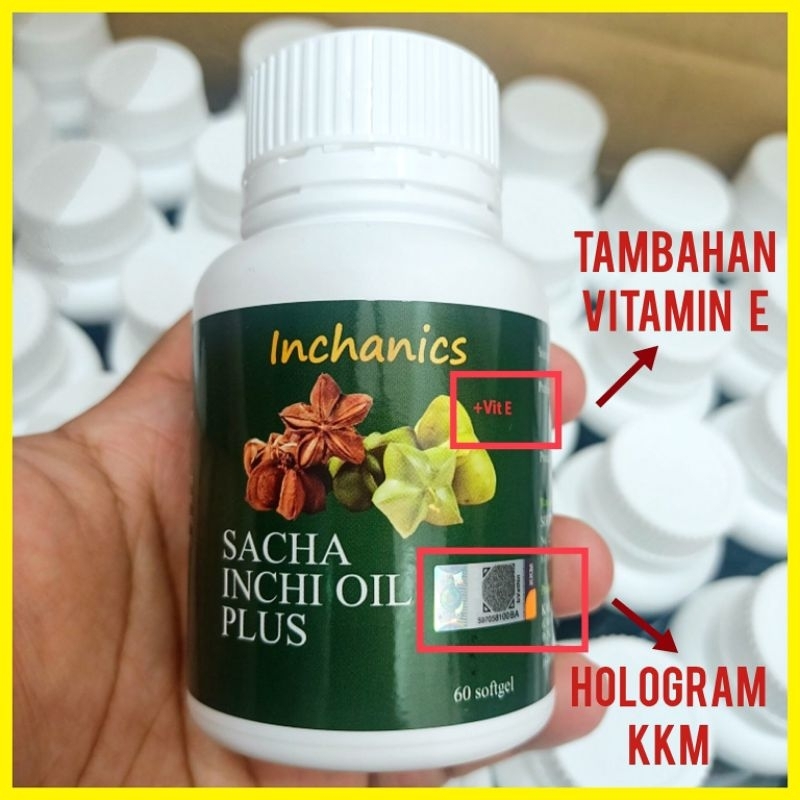 Sacha Inchi Oil Plus By Inchanics . 60 Biji Softgel (520mg) . Ada ...