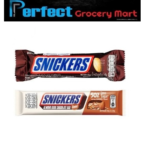 ⚡24hour Delivery⚡SNICKERS CHOCOLATE & ALMOND DARK CHOCOLATE 40G ...