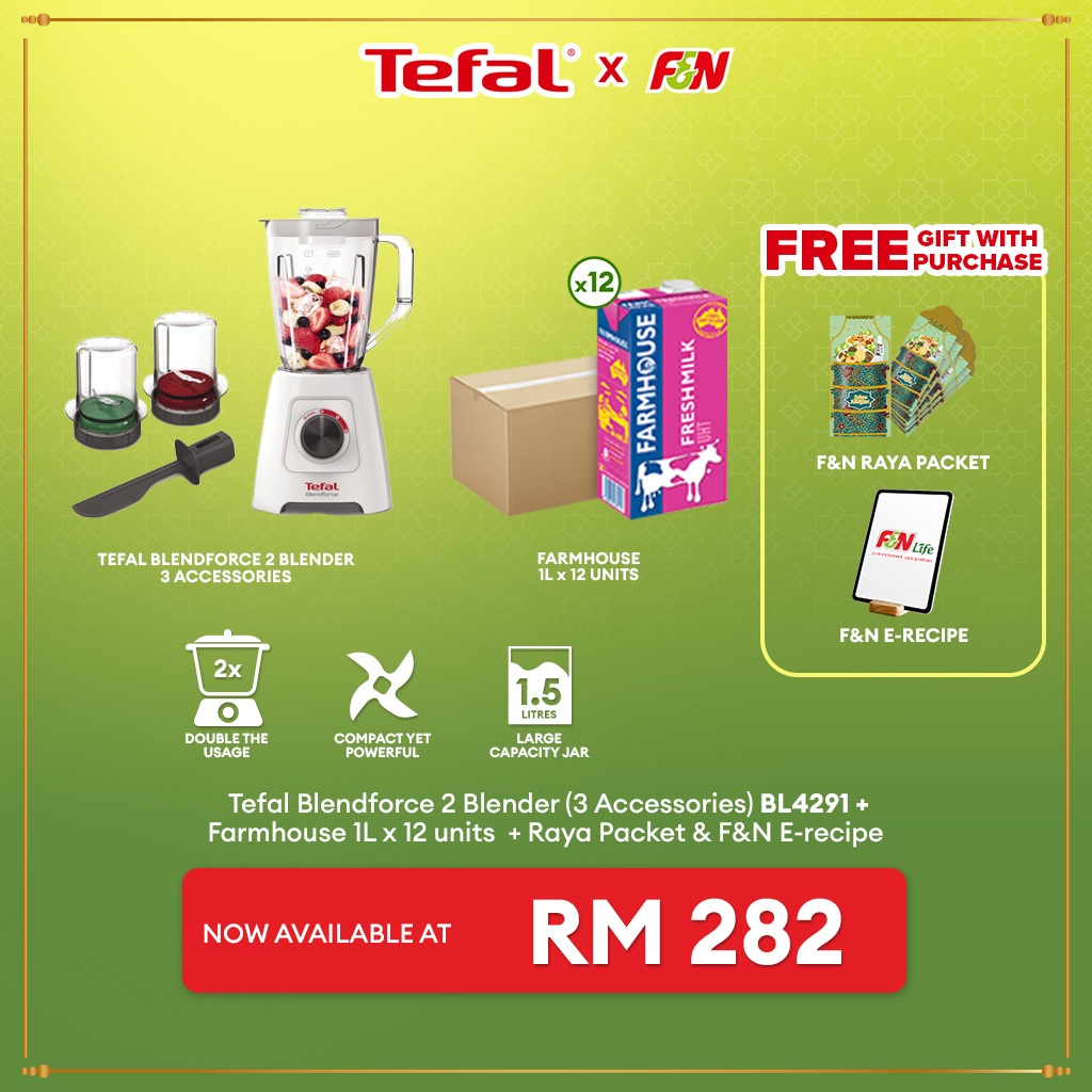 Tefal Blendforce 2 Blender 3 Accessories Blender / Mesin Pengisar