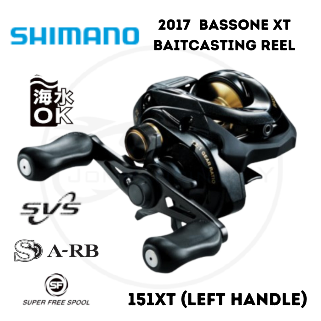 Shimano 2017 Bass One XT 151 Baitcasting Fishing Reel Warranty Shimano  Mesin Pancing BC | Shopee Malaysia