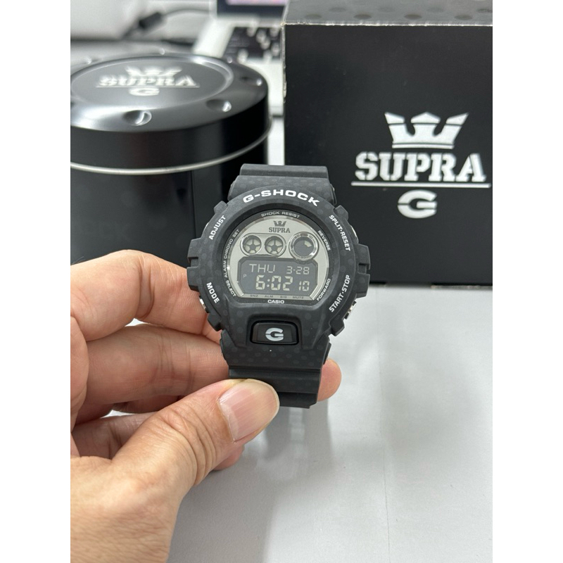 G Shock X SUPRA GD X6900SP 1 Black Digital Sports Watch Limited Edition Shopee Malaysia