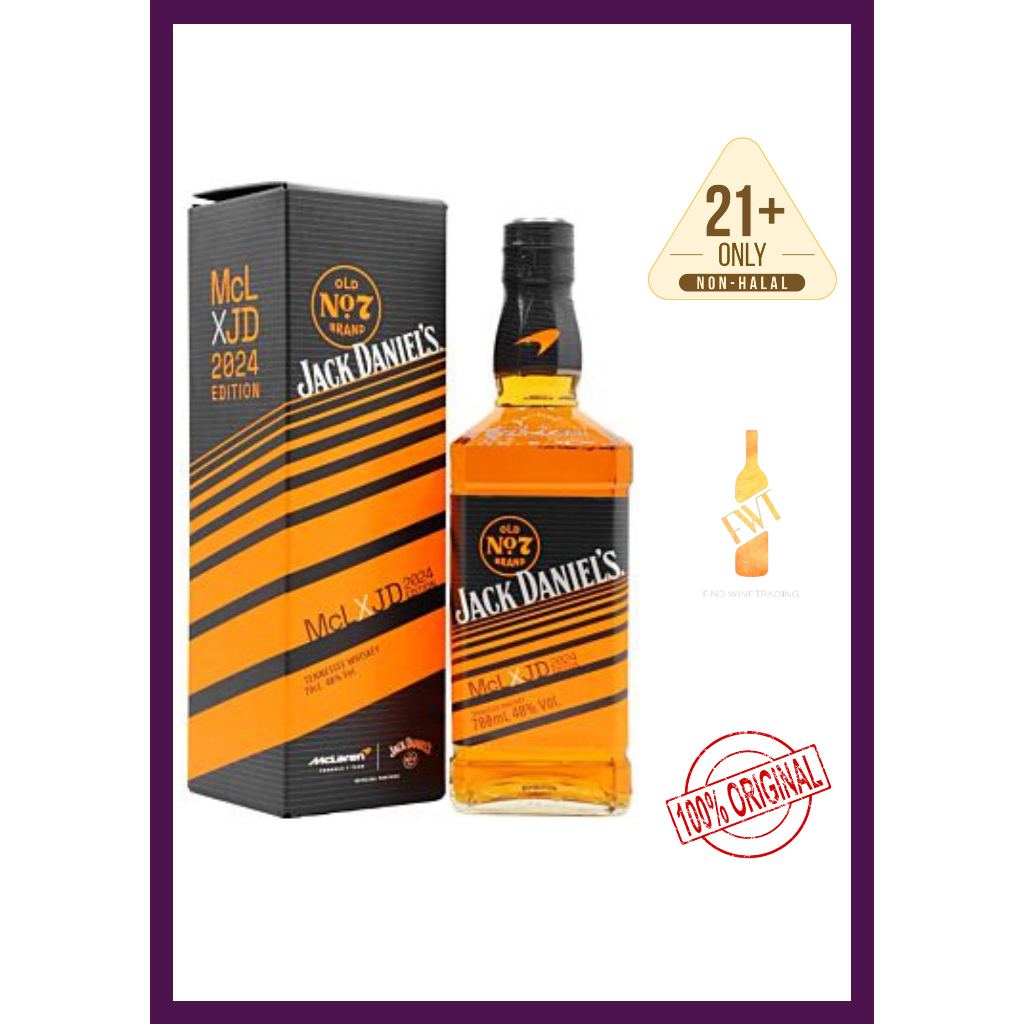 Jack Daniel's Old No7 McLaren Formula 1 Team 2024 Edition Whiskey 700m ...