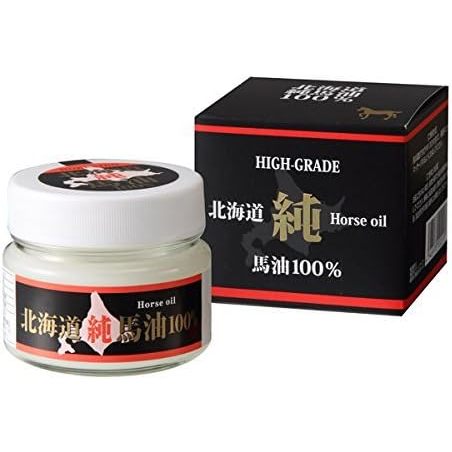 【Direct from Japan】Hokkaido pure horse oil cream 100 (100% horse oil ...