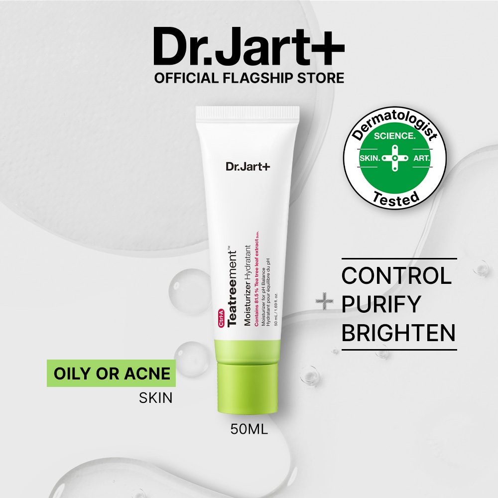 Dr Jart Ctrl+A Teatreement Moisturizer Hydrating & Oil Controlling Gel ...