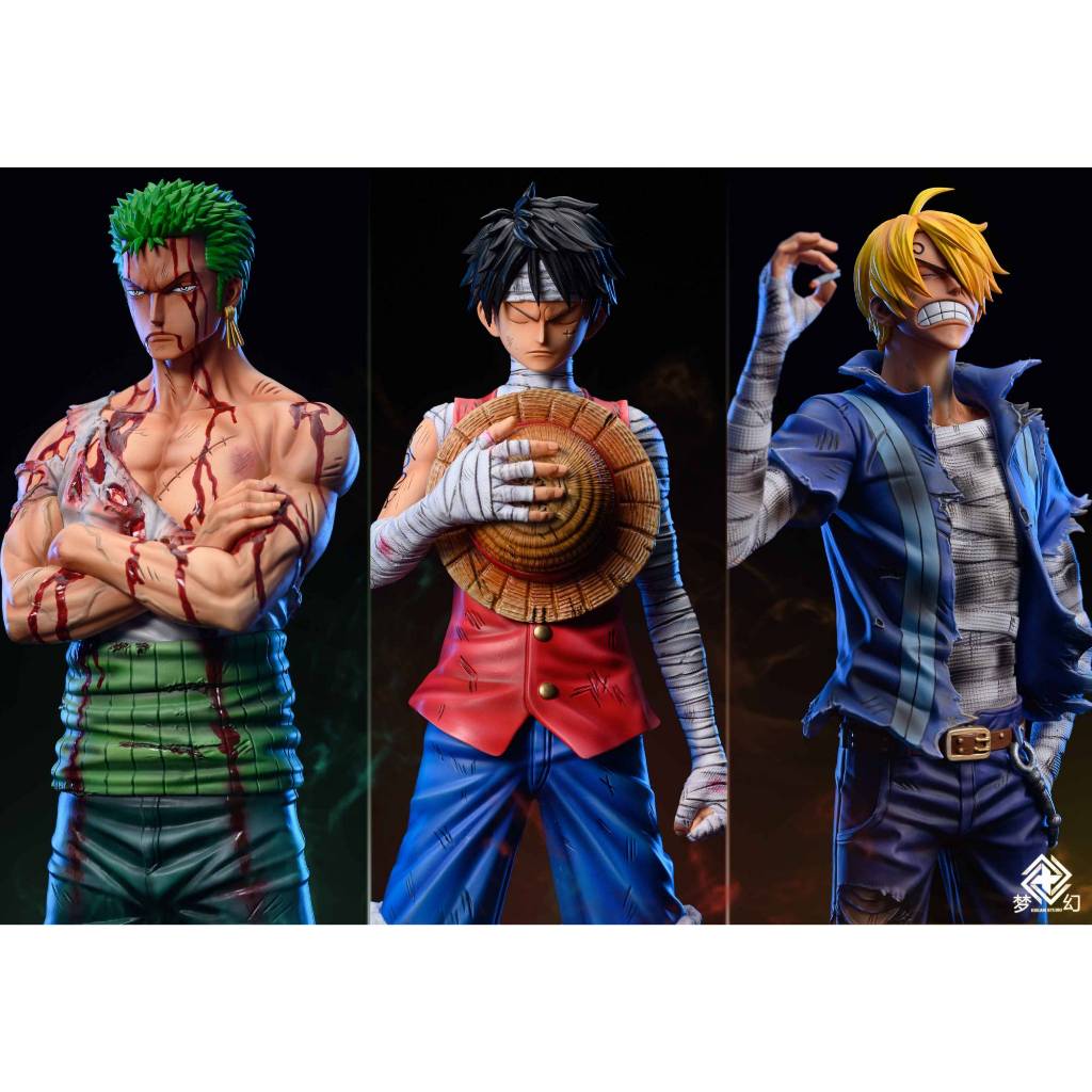 27cm One Piece Figure 3D2Y Luffy Sanji Zoro Figure Toys 【Ready Stock ...