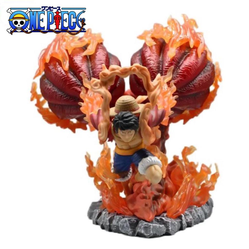 One Piece Monkey D. Luffy Gear 3 Haki Grizzly Magnum Cheng S 21cm ...