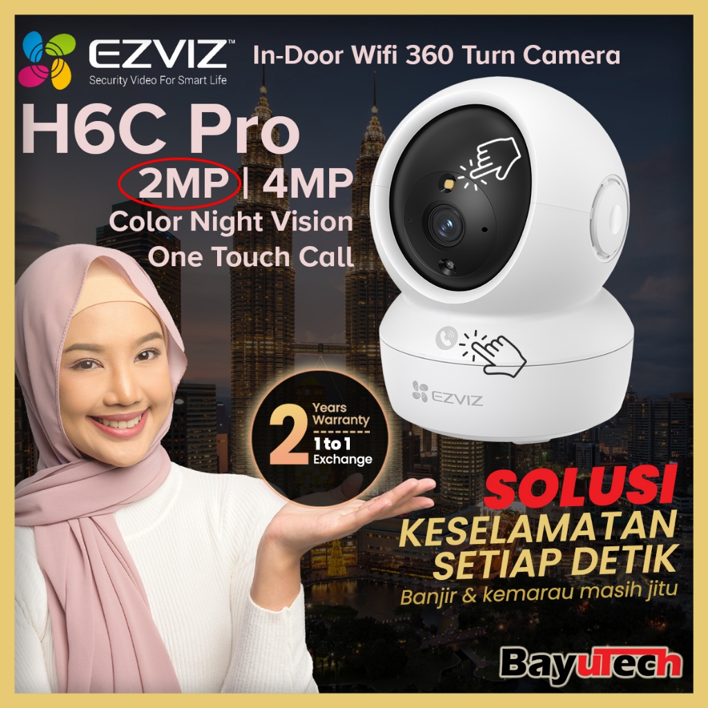 Wifi Camera Ezviz C6cn Pro EZVIZ H6C PRO C6N 2MP 4MP H6