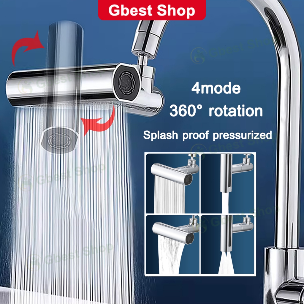 360°Rotation Waterfall Kitchen Faucet tap water 4Function Kitchen