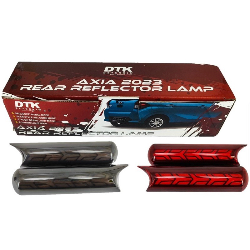 Perodua Axia 2023 Dynamic Rear Bumper Reflector With Signal Running ...